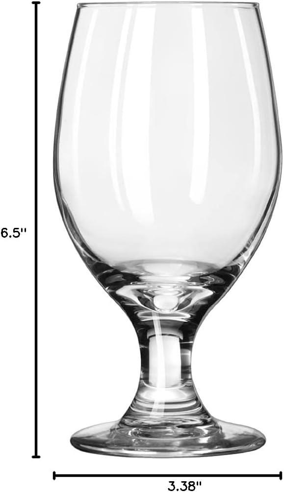 Libbey 14 oz Clear Glass Banquet Goblet Set