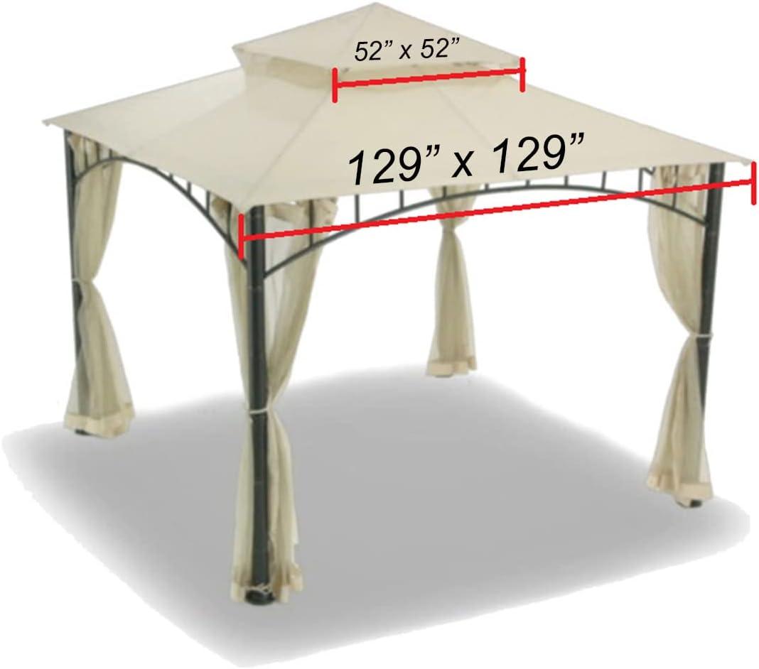 WENZHOU Replacement Canopy for Target Madaga Gazebo, Beige