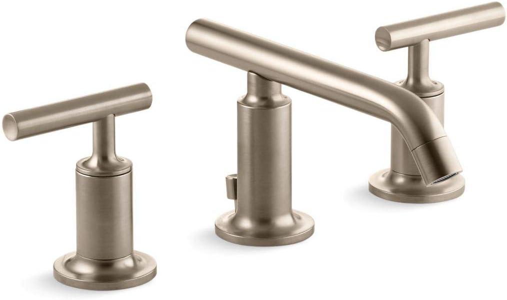 Purist® Widespread Bathroom Faucet with Drain Assembly