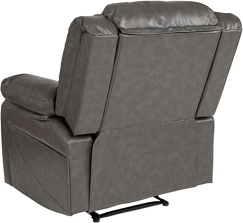 Flash Furniture Harmony Series Gray LeatherSoft Recliner