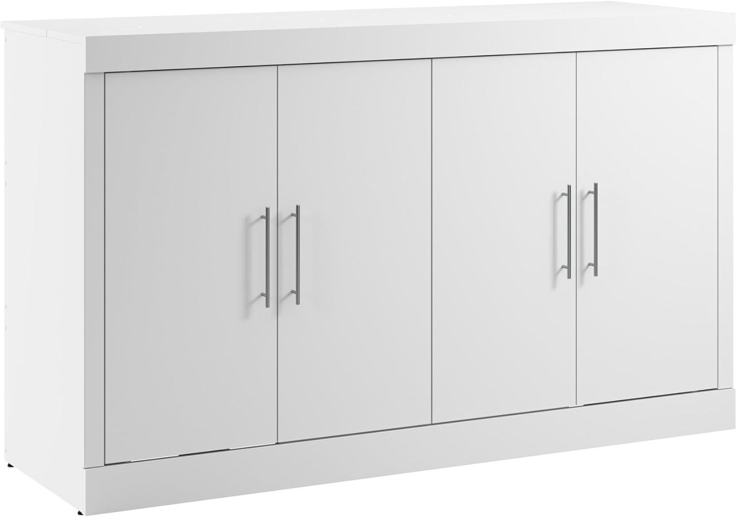 Bestar Murphy Cabinet Bed With Mattress