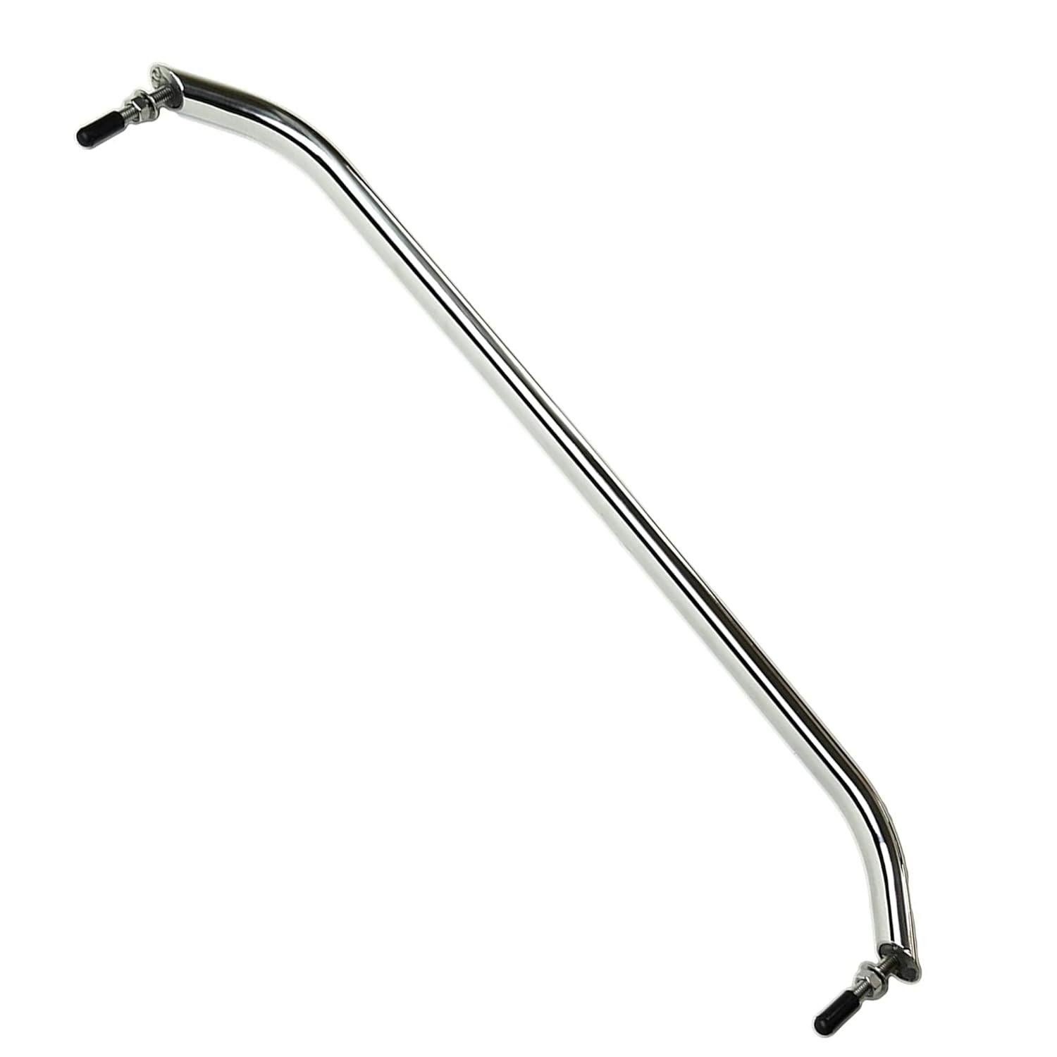 Marine City Mango de Barra de Agarre Ovalado de Acero Inoxidable de 19 Pulgadas con Bridas y Tachuelas