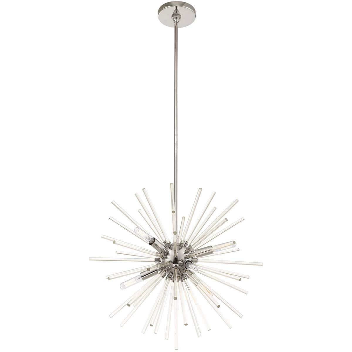 Livex Lighting Utopia 6 - Light Chandelier in  Polished Chrome
