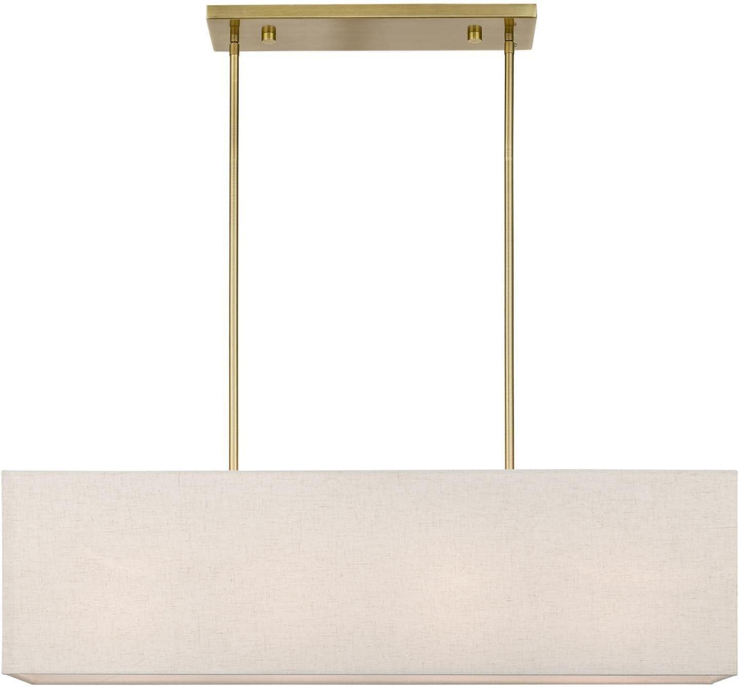 Livex Lighting Summit 4 - Light Chandelier in  Antique Brass