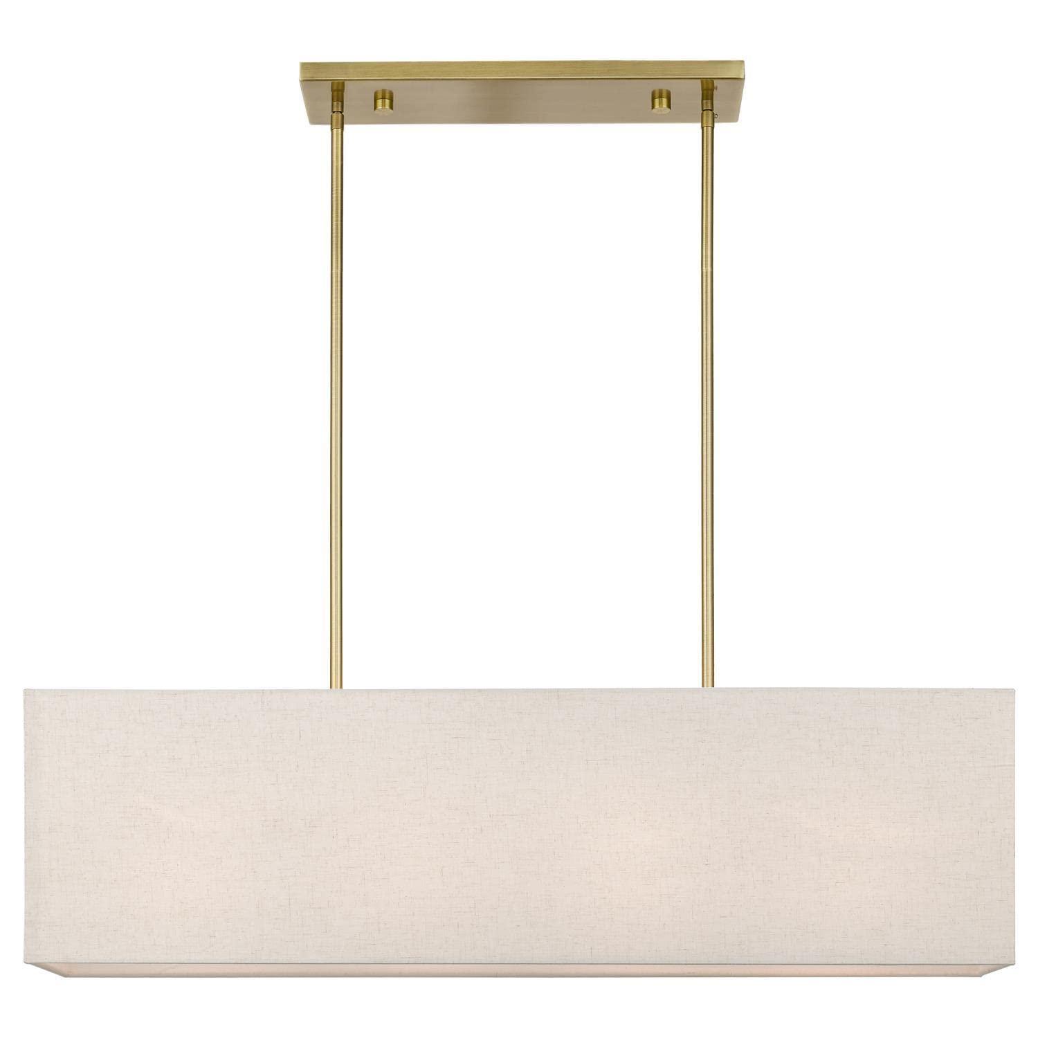 Livex Lighting Summit 4 - Light Chandelier in  Antique Brass