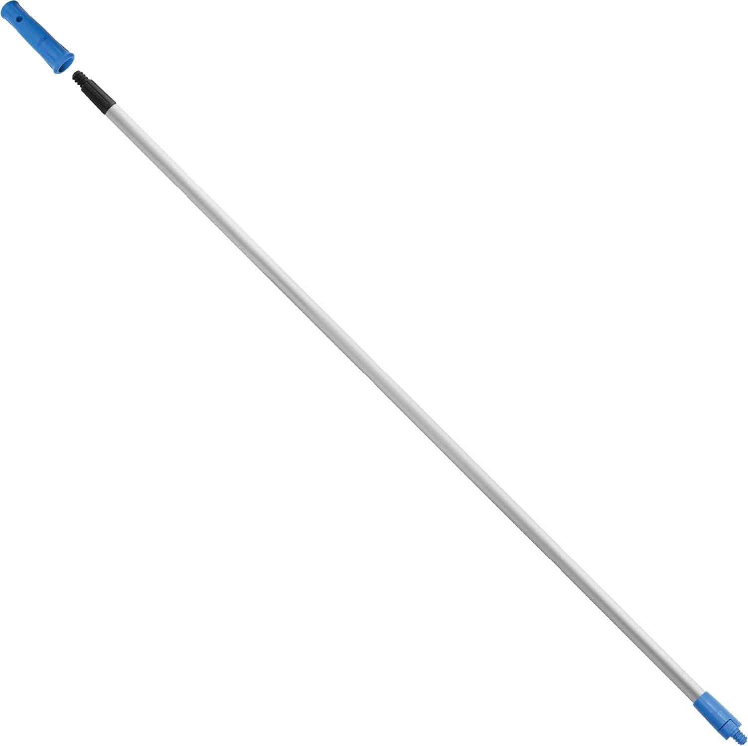 Unger 60 in. L X 1.75 in. D Aluminum Dual Ended Pole Silver/Blue