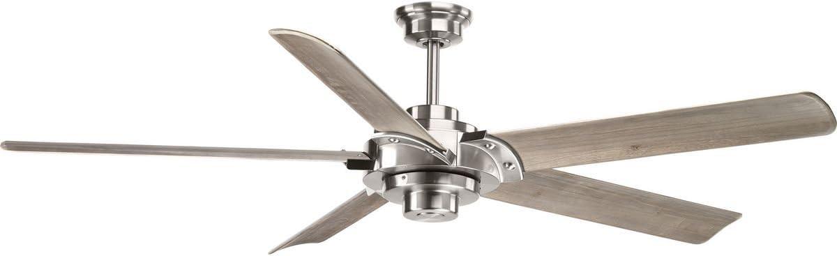 Progress Lighting Ellwood 68 Ellwood 68" 5 Blade Indoor Ceiling Fan - Nickel