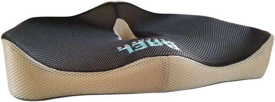 Premium Black and Beige Orthopedic Seat Cushion Pack for Pain Relief