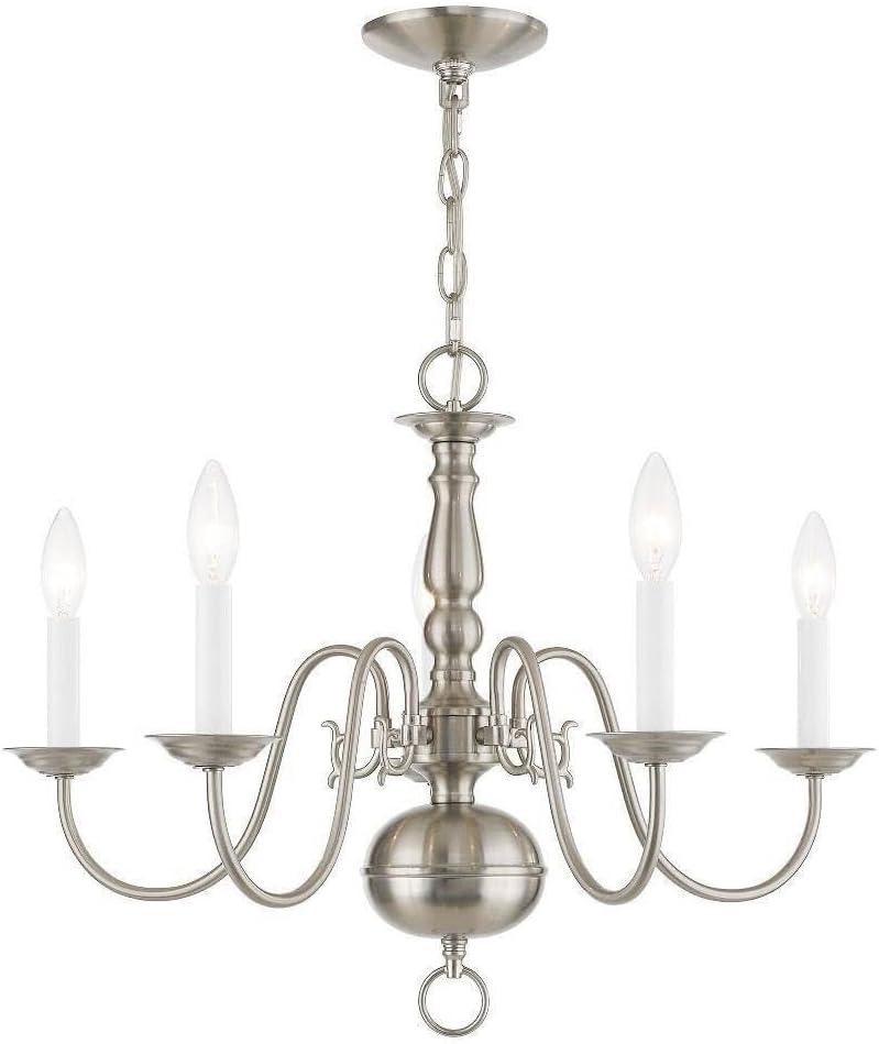 Livex Lighting - Williamsburgh - 5 Light Chandelier in Traditional Style - 24