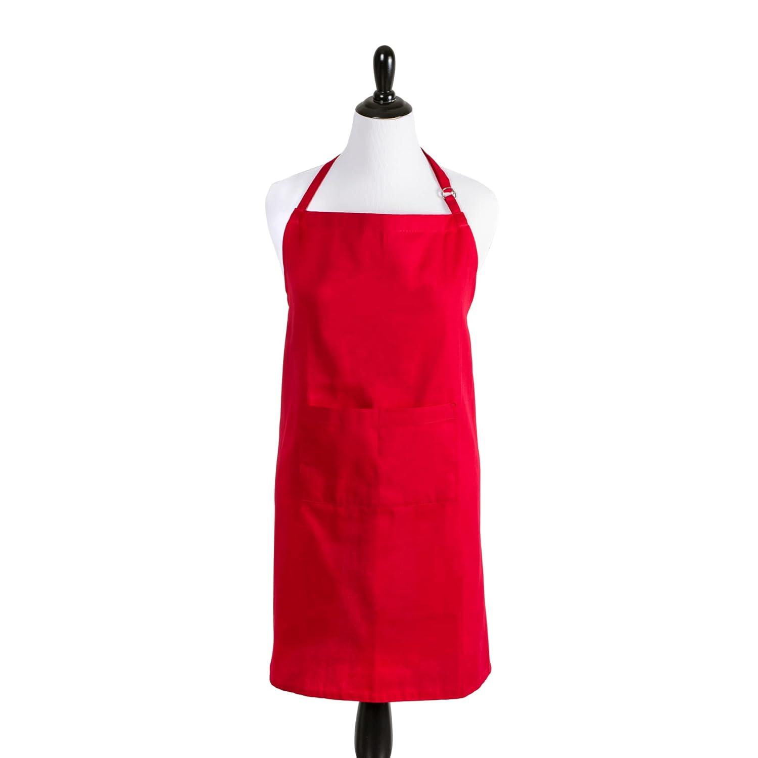 Design Imports  Chino Chef Apron Tango Red