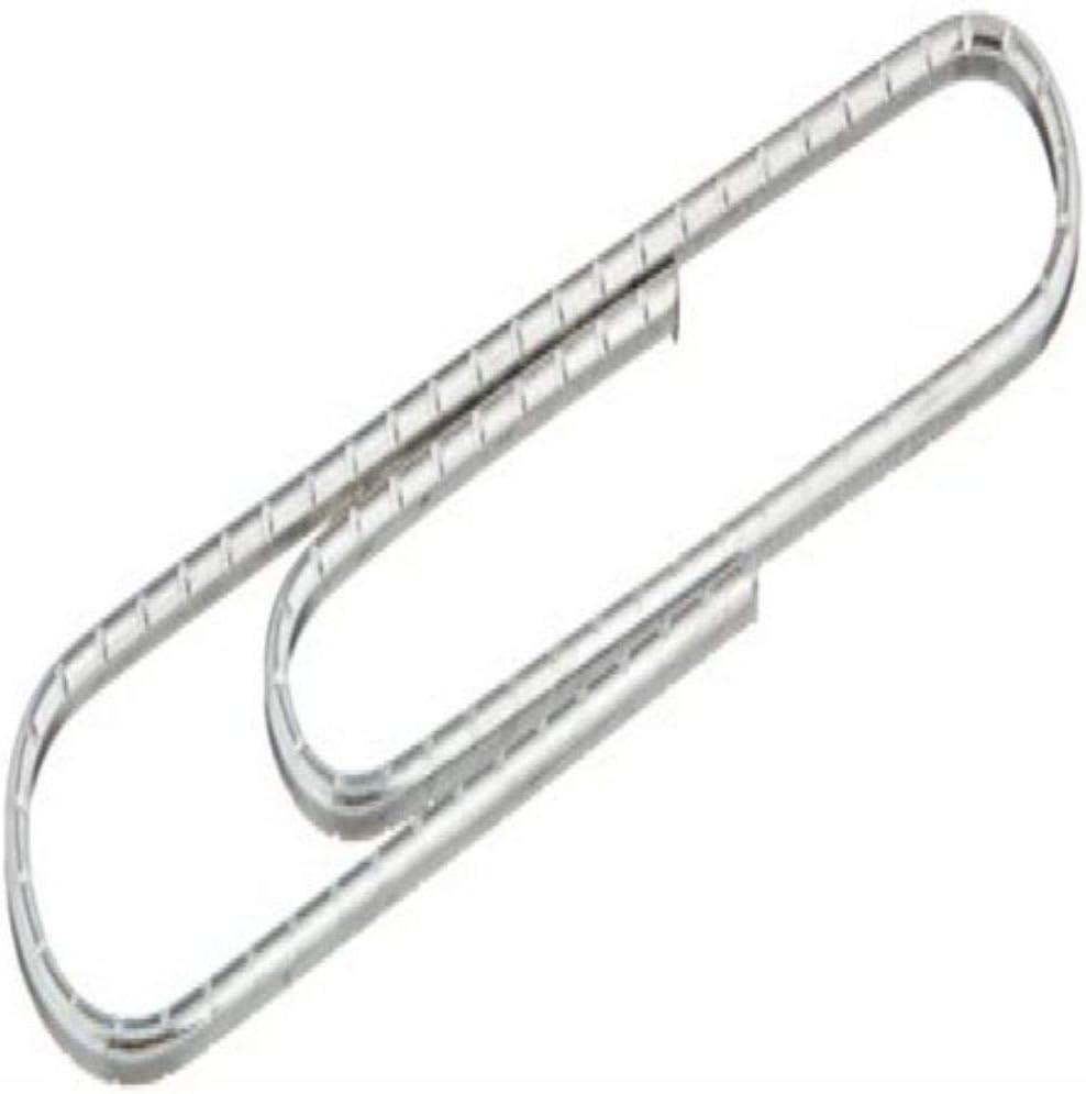 ACCO Paper Clips, #1, Nonskid, Silver, 100 Clips/Box, 10 Boxes/Pack