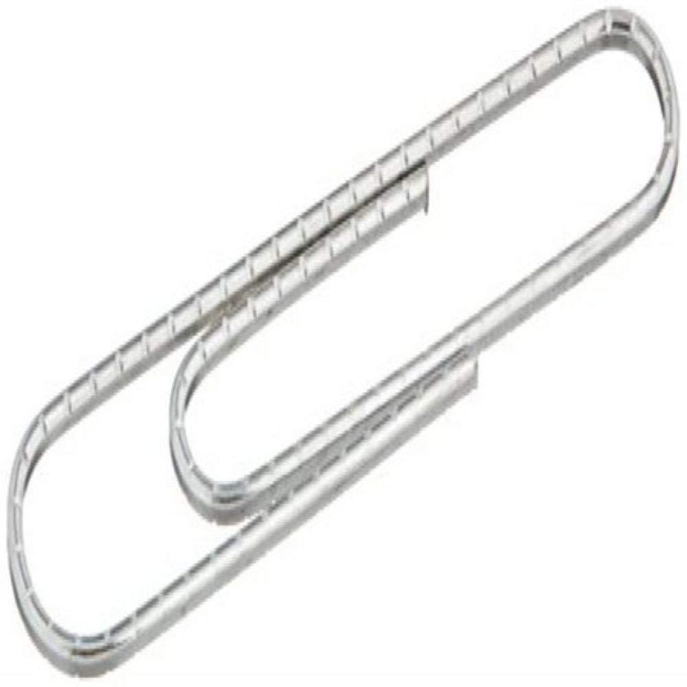 ACCO Paper Clips, #1, Nonskid, Silver, 100 Clips/Box, 10 Boxes/Pack