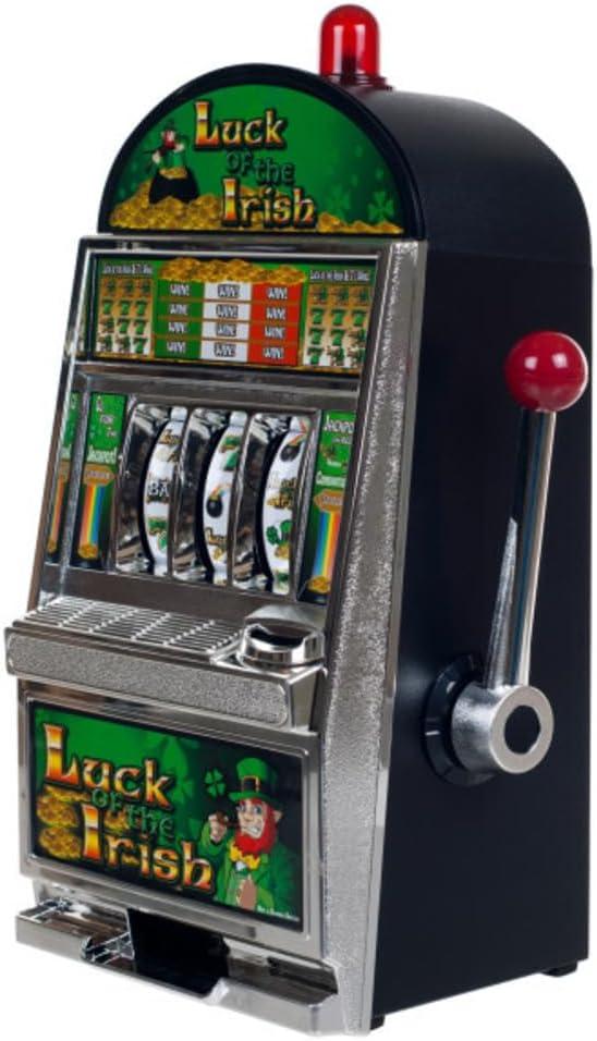 Luck of the Irish 15" Slot Machine Bank with Flashing Lights