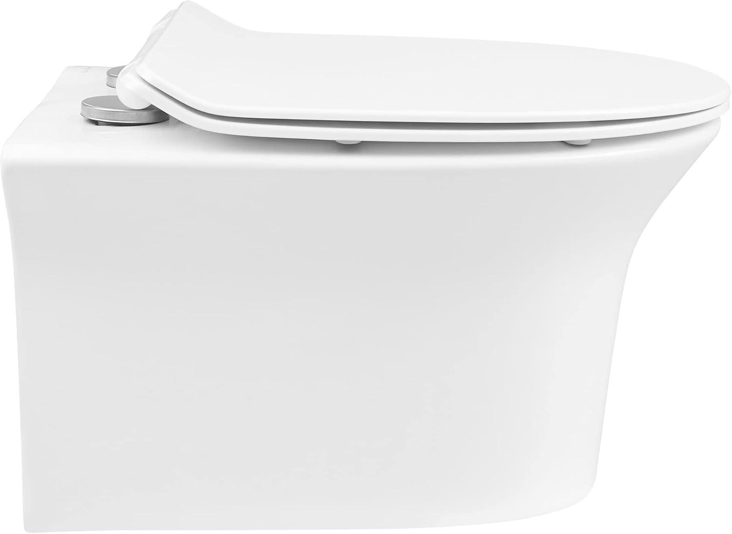 Cascade Wall-Hung Elongated Toilet Bowl