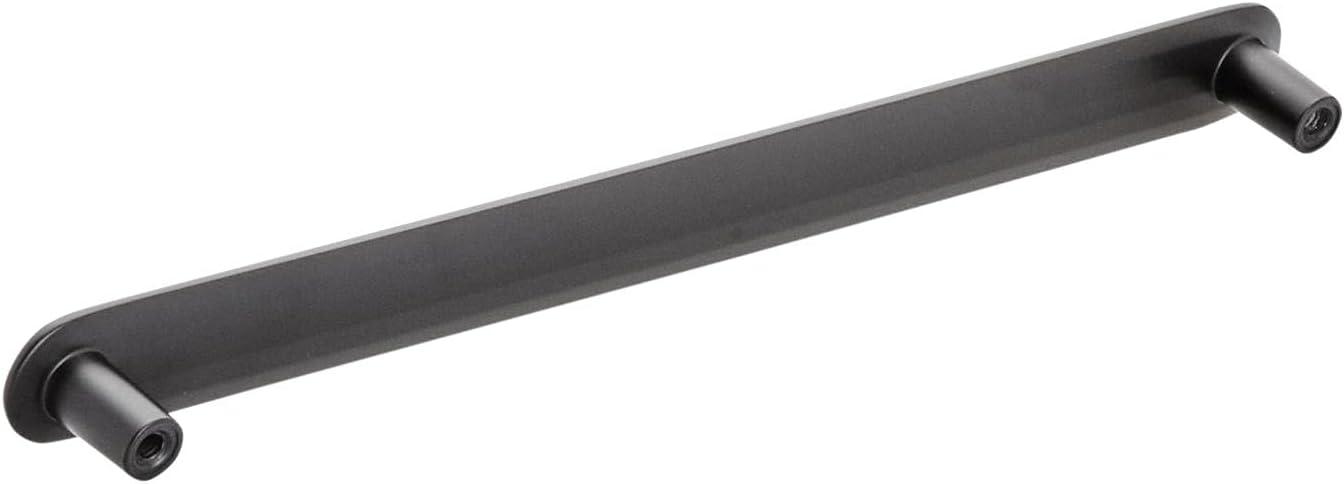 Matte Black Modern 8.25" Cabinet Bar Pull with Mounting Hardware