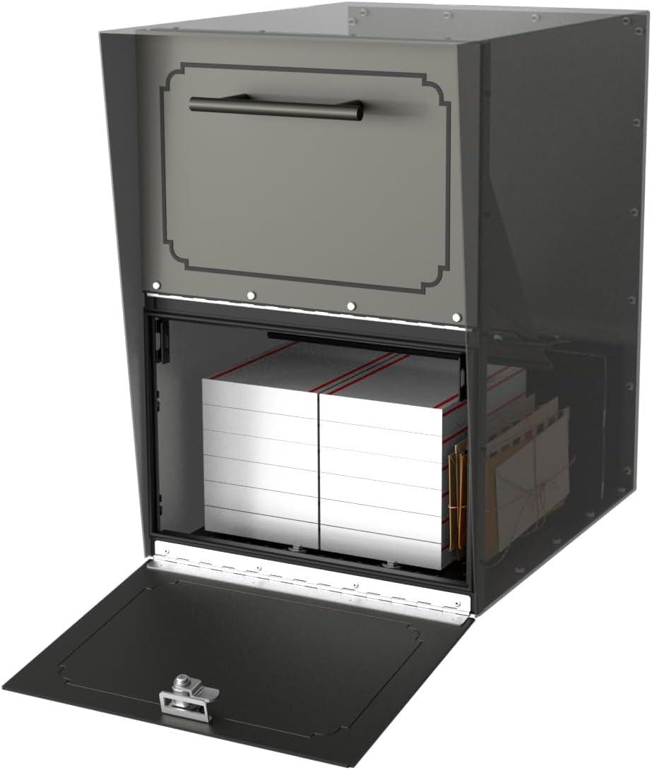 Architectural Mailboxes Oasis Locking Steel Drop Box