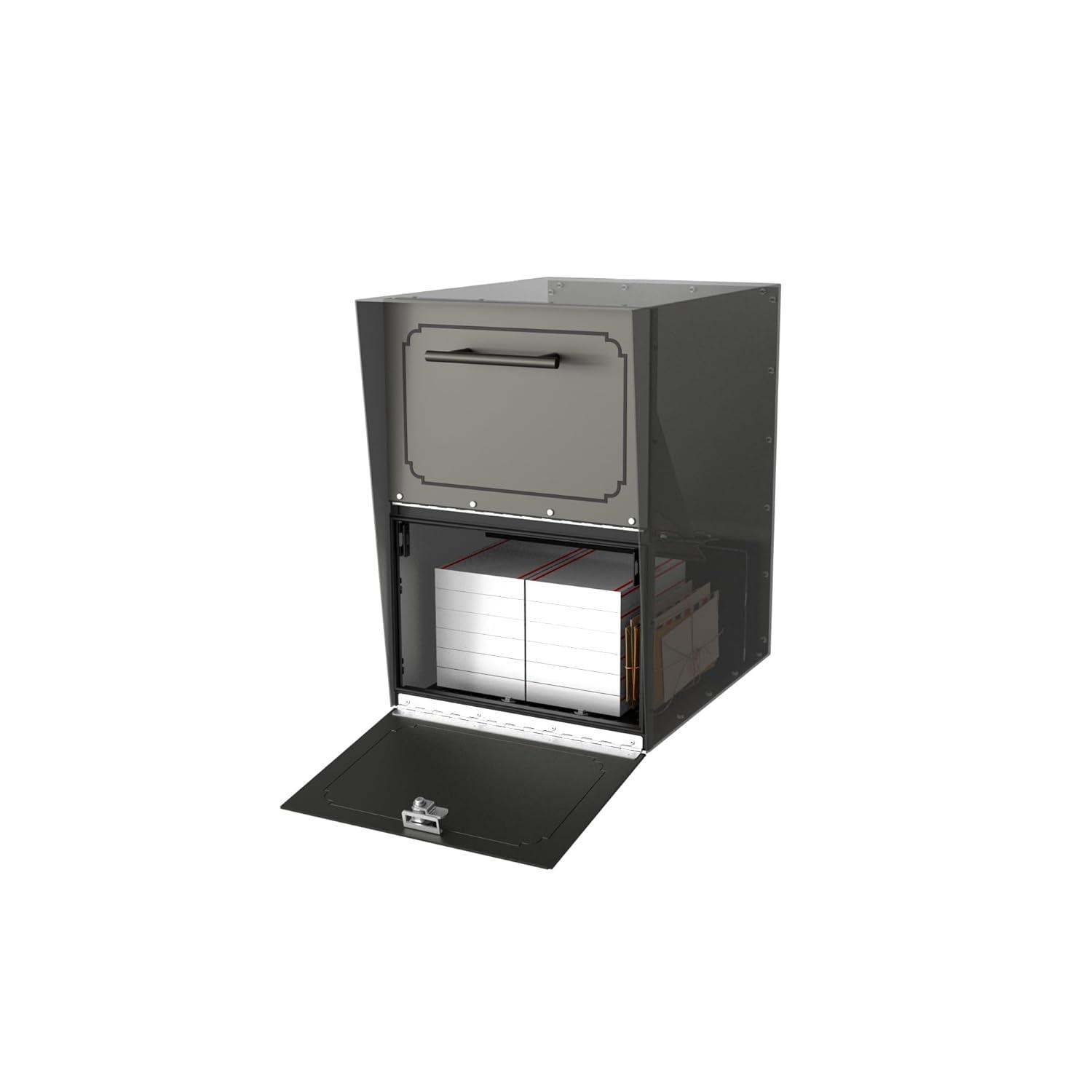Architectural Mailboxes Oasis Locking Steel Drop Box