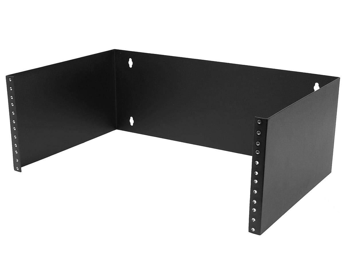 Monoprice 4U Wall Mount Rack, 19-inch Bracket for Patch Panels, Network Switches, Servers, and IT Equipment, 7in x 19in