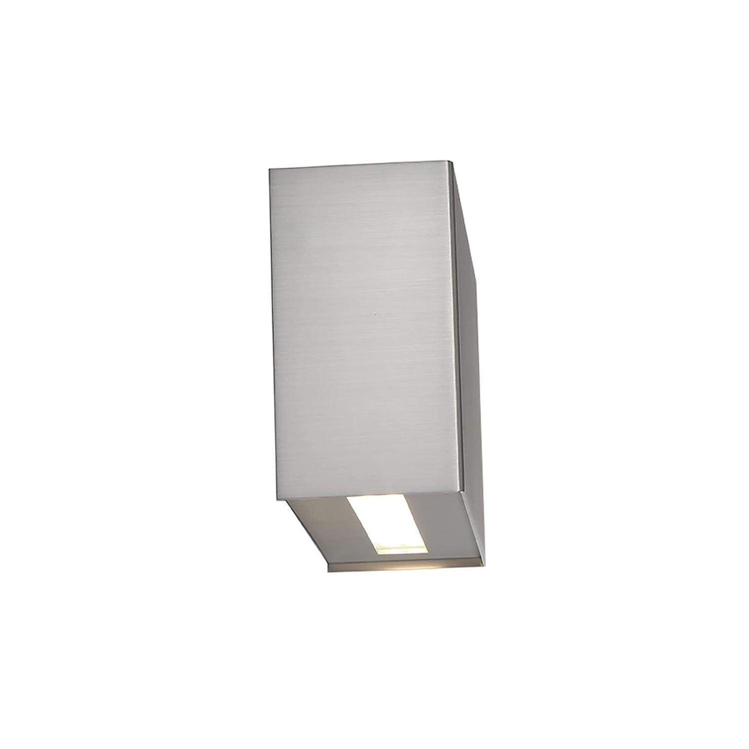 WAC Lighting Blok 1-Light LED 3000K Contemporary Aluminum Wall Sconce in Nickel