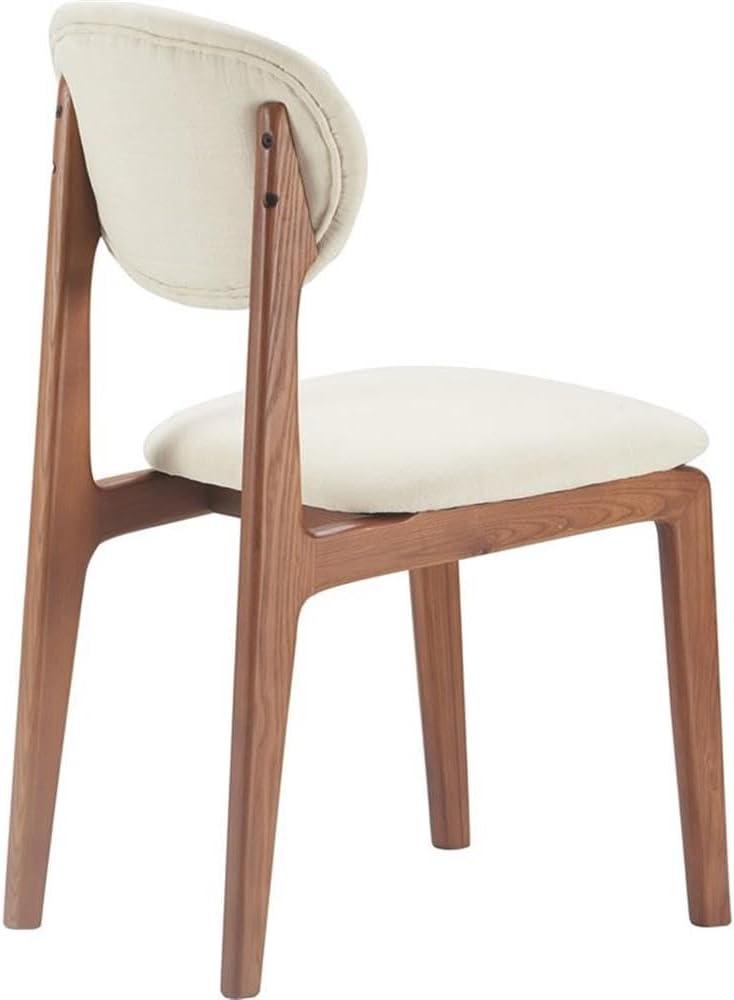 Elle Decor Coralie Mid-Century Modern Upholstered Dining Chair