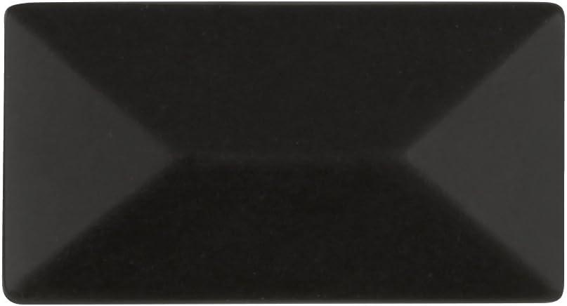 Oil-Rubbed Bronze Rectangular Bar Knob with Mounting Hardware