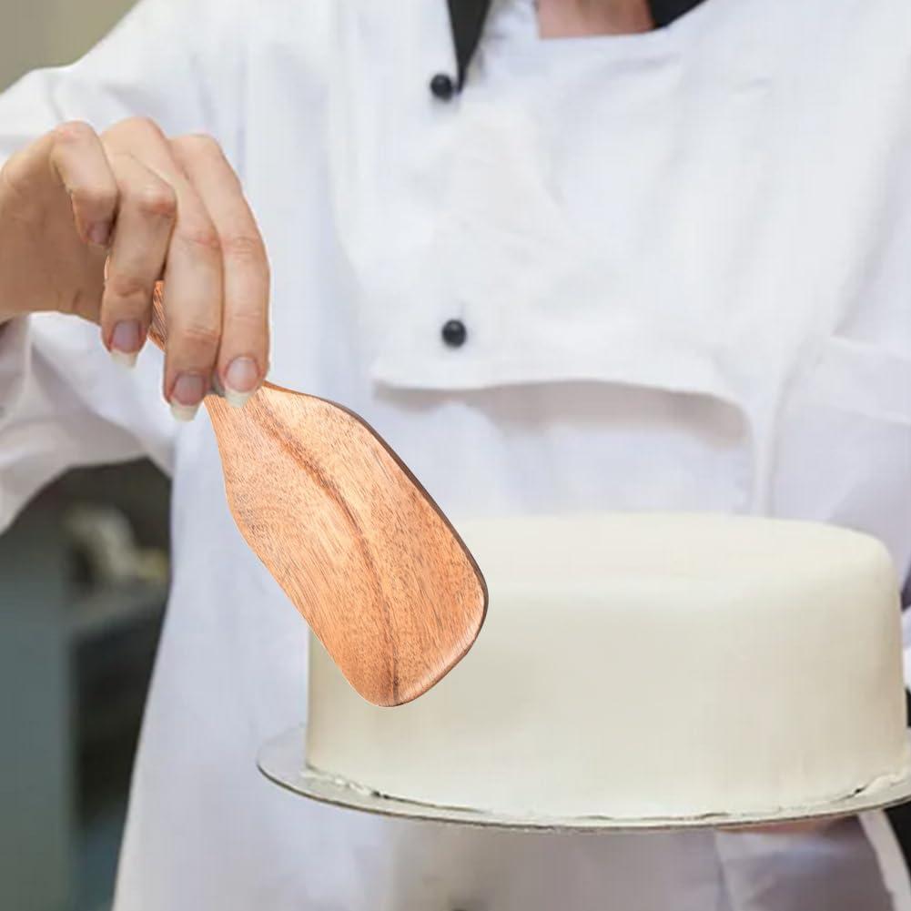 Wooden Kitchen Utensils Set of 2, Wooden Utensils for Cooking, stirring, Mixing, Serving