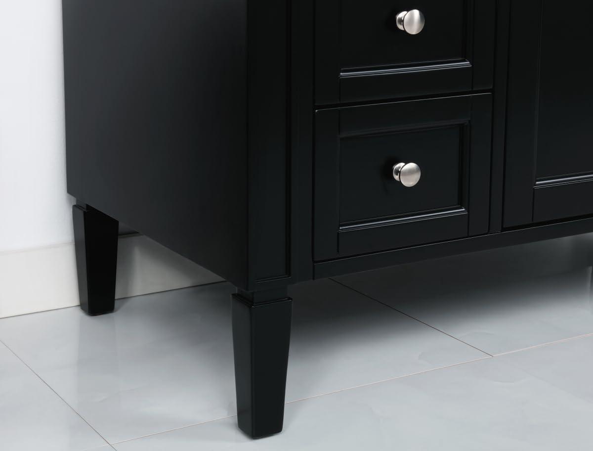 Rivers 40" Free-Standing Single Bathroom Vanity Set with Marble Vanity Top