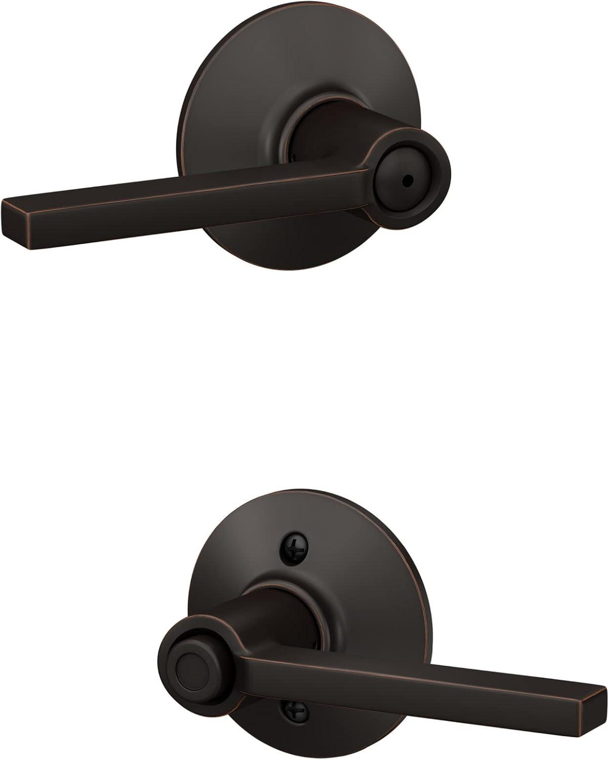 Latitude Lever Bed and Bath Door Lock