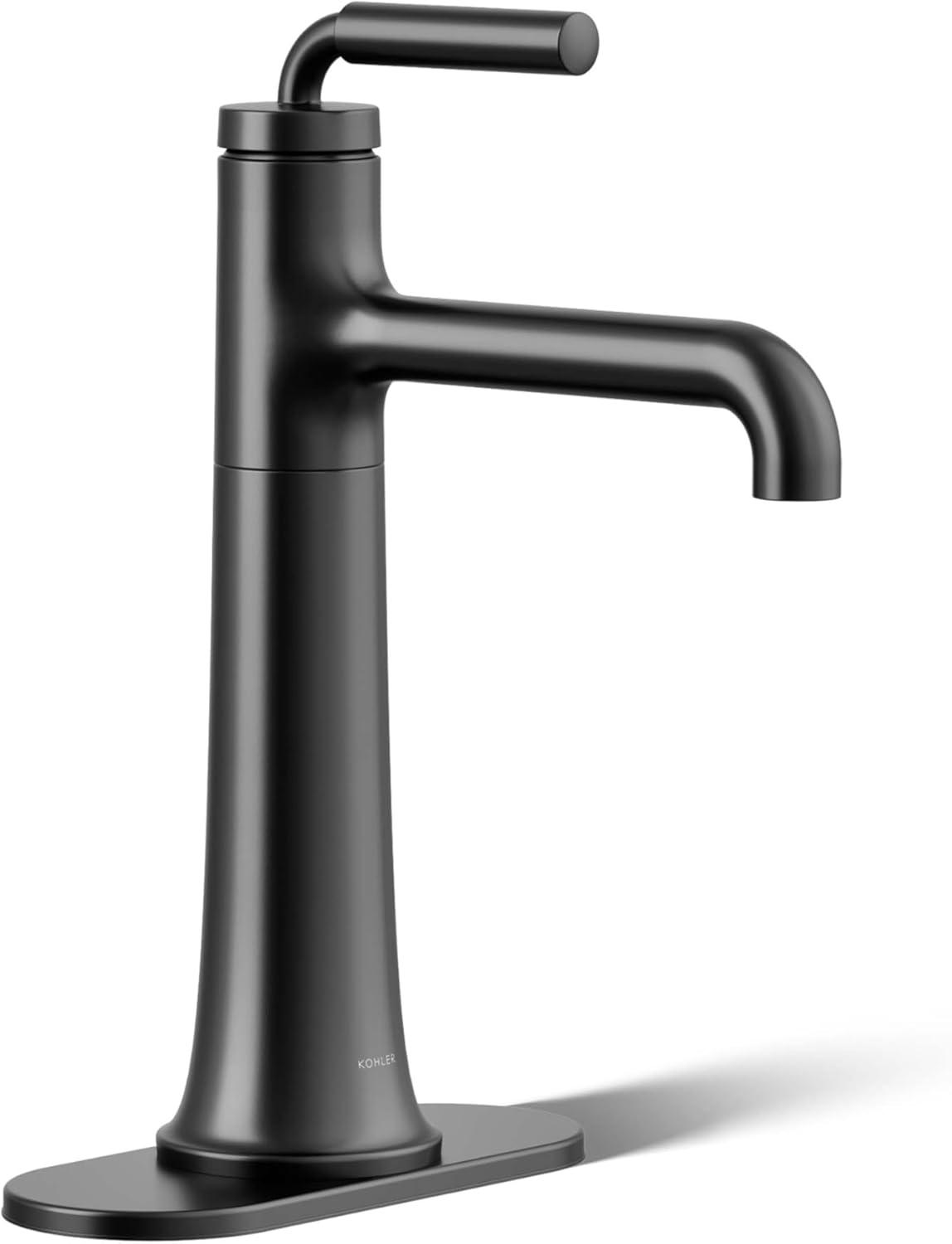 Tone Tall Single-Handle Bathroom Sink Faucet with Clicker Drain and Tailpiece, 1.2 GPM