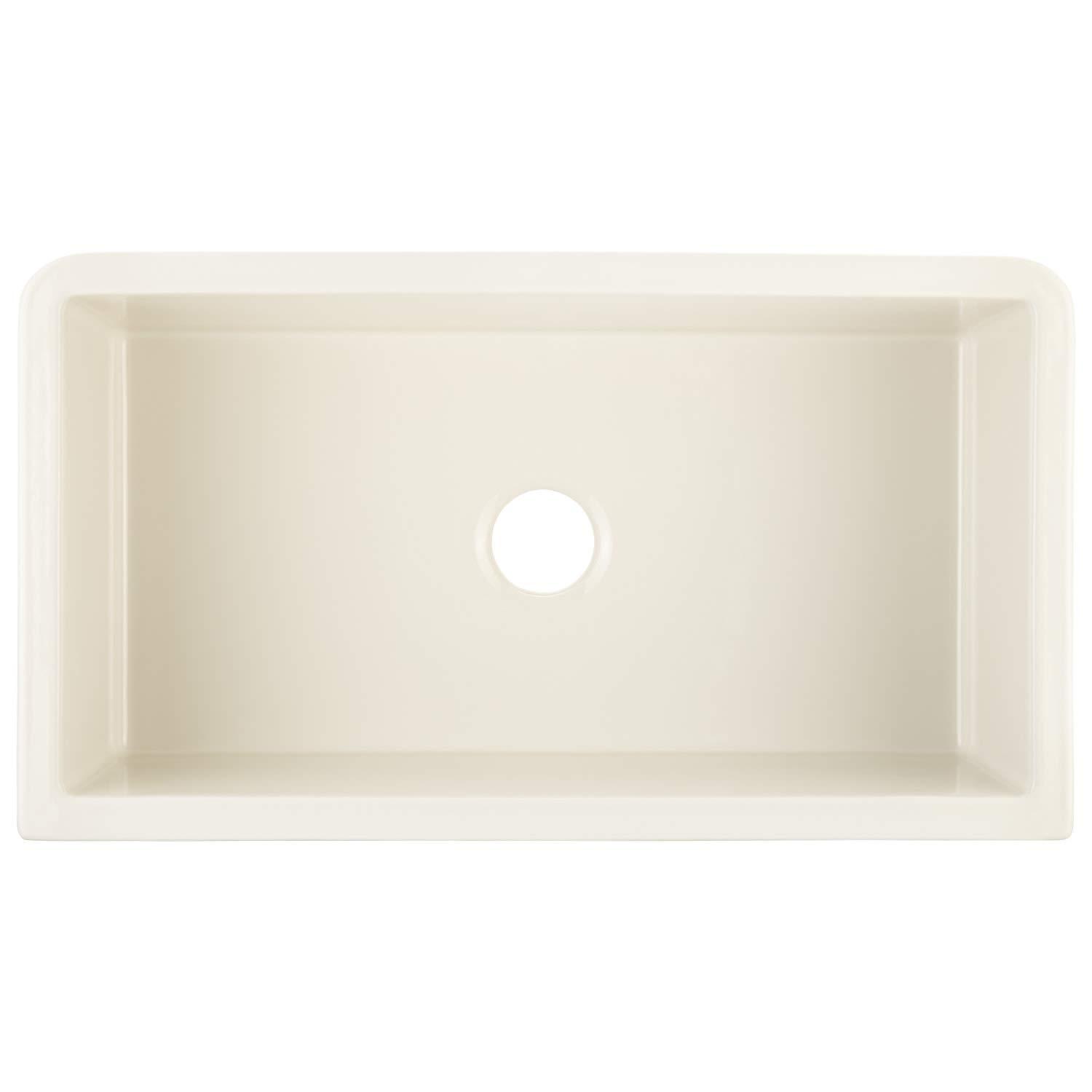 33" Grigham Fireclay Farmhouse Sink