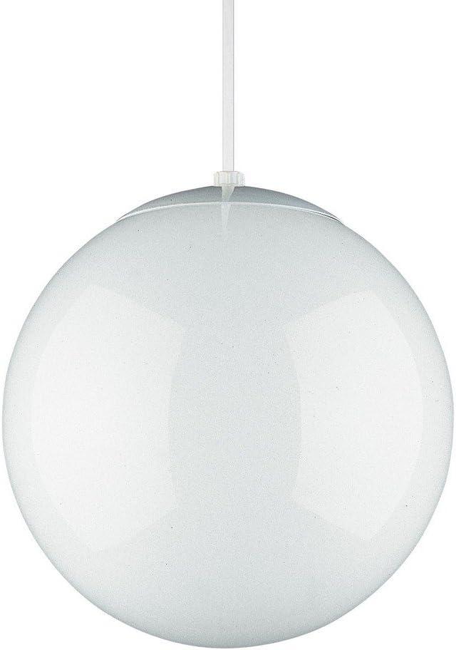 Sea Gull Lighting 6022-15 Leo Globe Pendant Hanging Modern Fixture, One - Light, RED