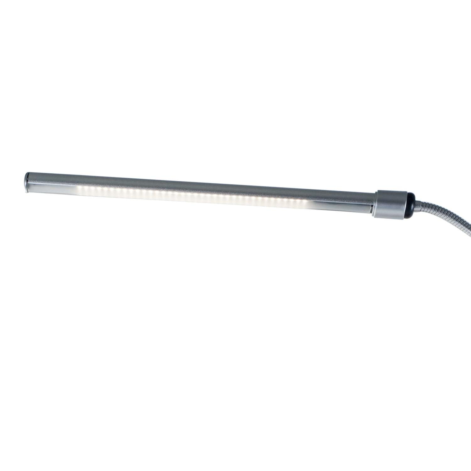 Lavish Home Modern LED Desk Lamp with Clamp for Home Office or Dorm (Black)