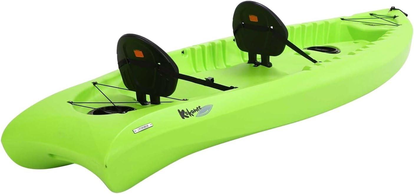 Lifetime Kokanee 10.5 ft Tandem Kayak, Lime Green (90436)