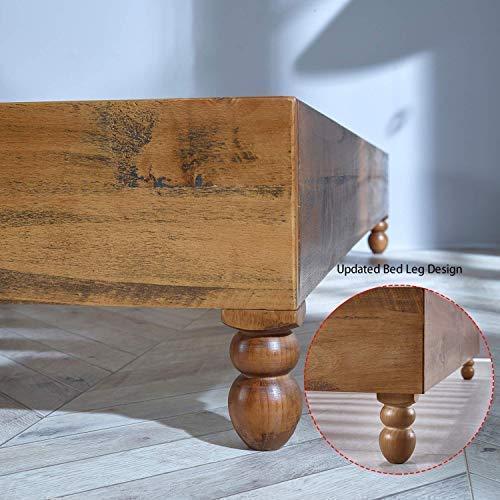 Millwood Pines 12" Wood Bed Frame