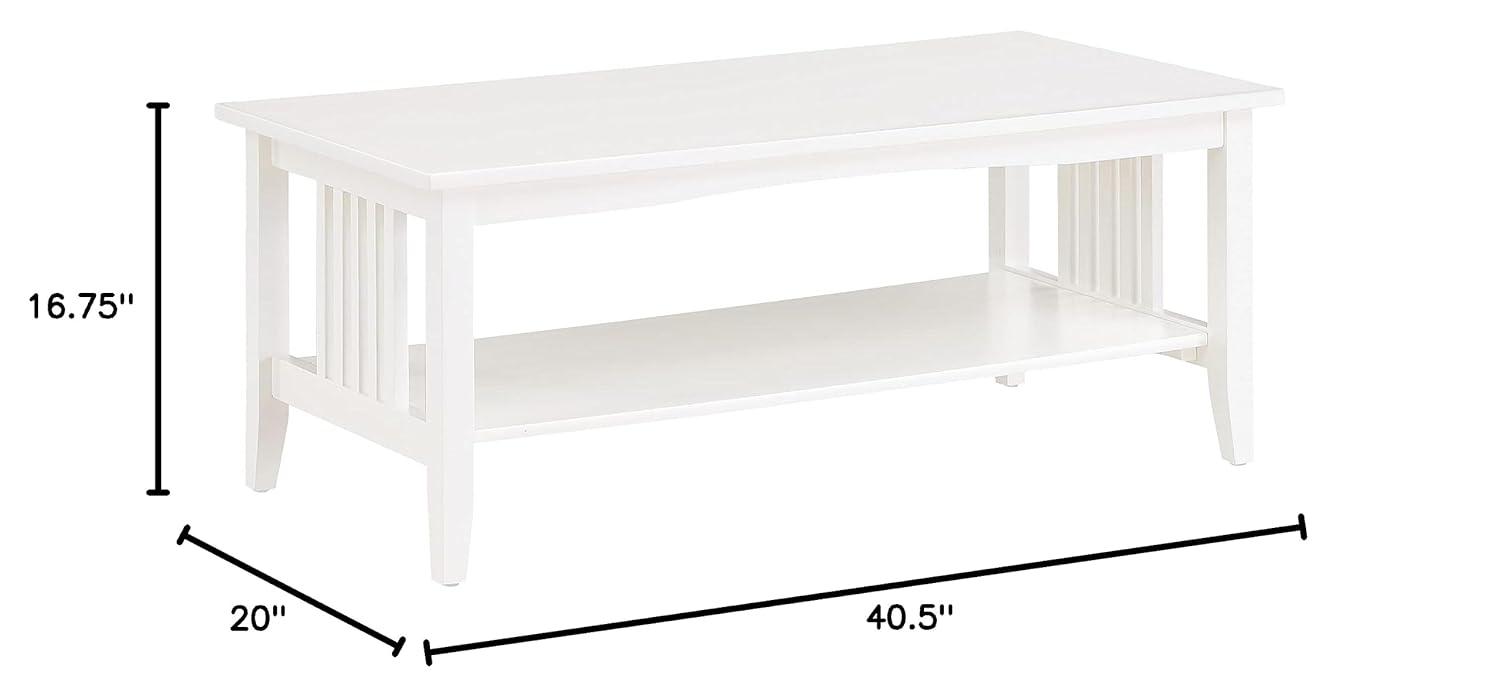 Sierra Coffee Table Engineered Wood in White Finish