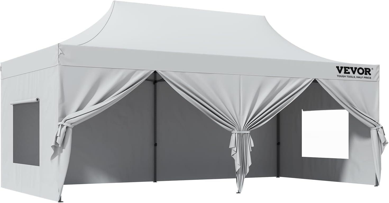 20 Ft. W x 10 Ft. D Steel Party Tent