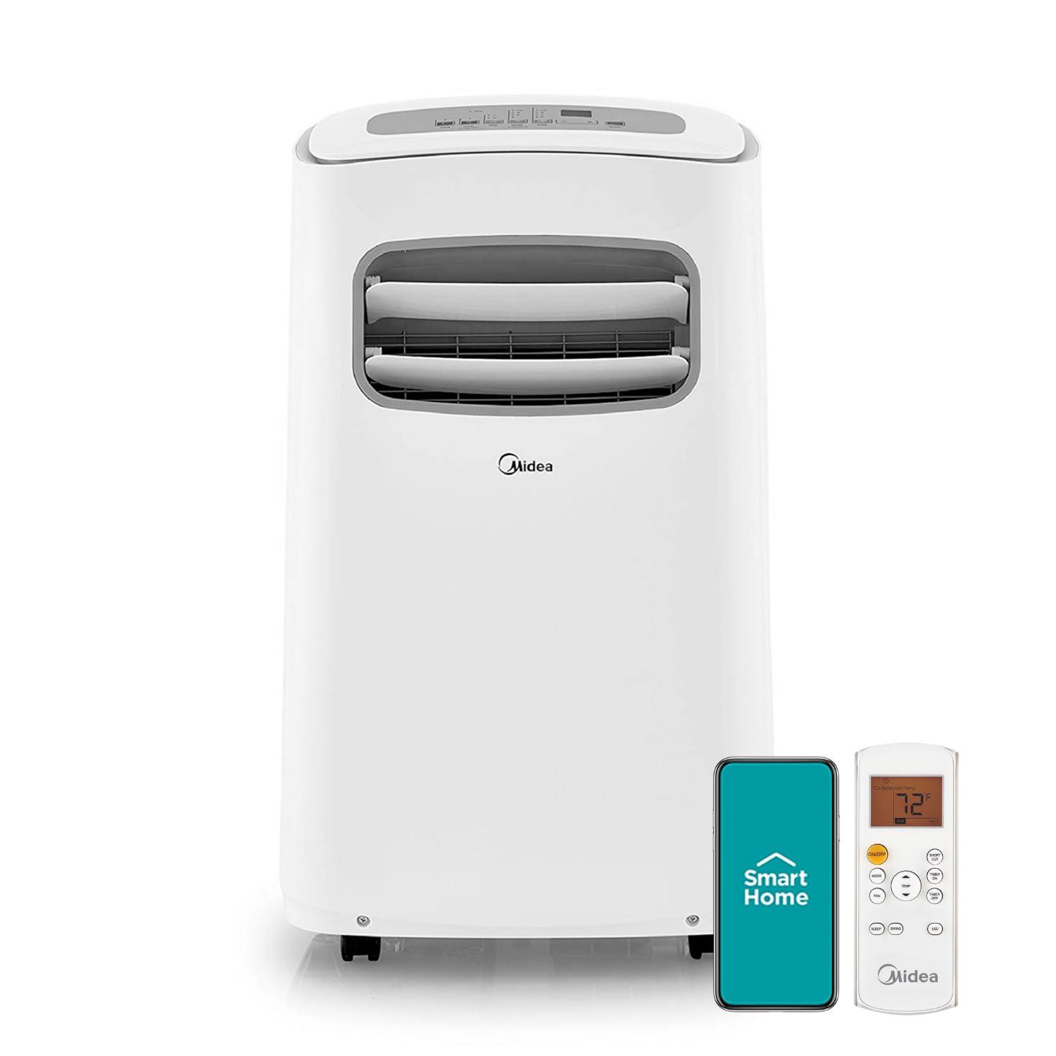 Midea Midea 10000 BTU Wi-Fi Connected Portable Air Conditioner for 200 Square Feet with Remote Included
