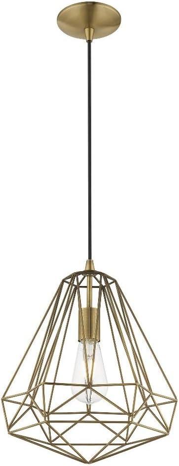 Livex Lighting Knox 1 - Light Pendant in  Shiny White