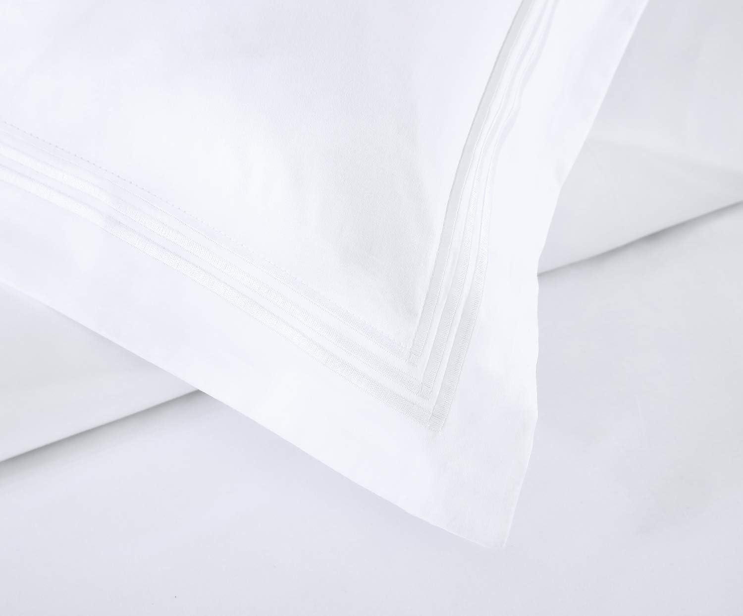 White Queen Egyptian Cotton Sateen Duvet Cover Set