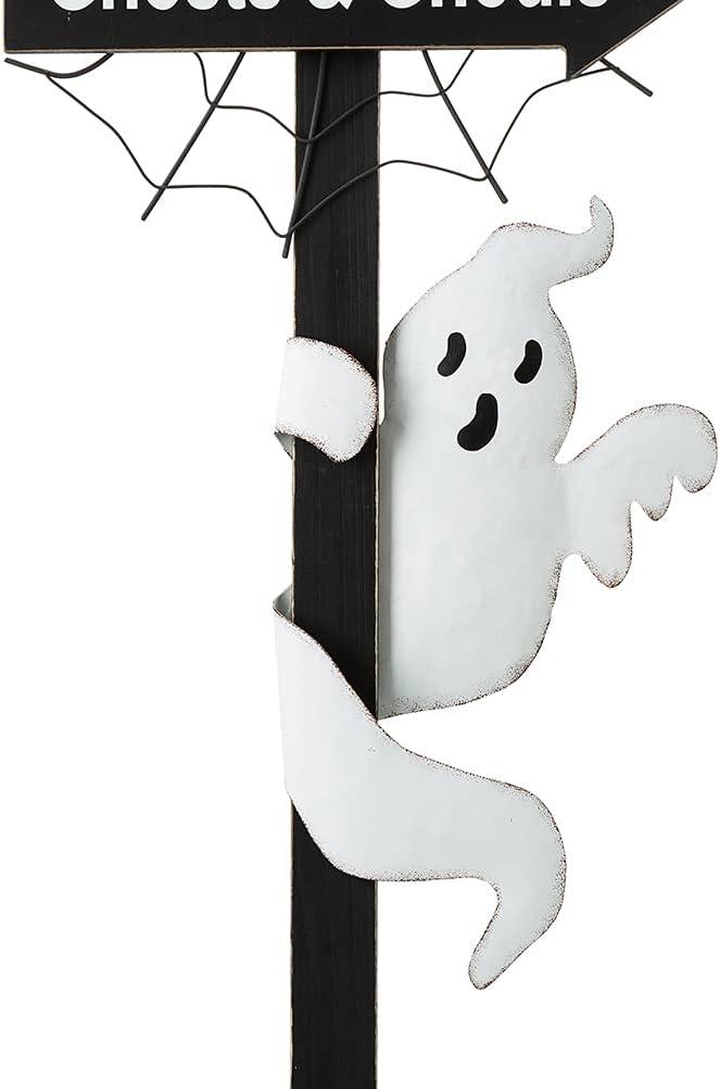 LED Lighted Halloween Haunted House Yard Stake