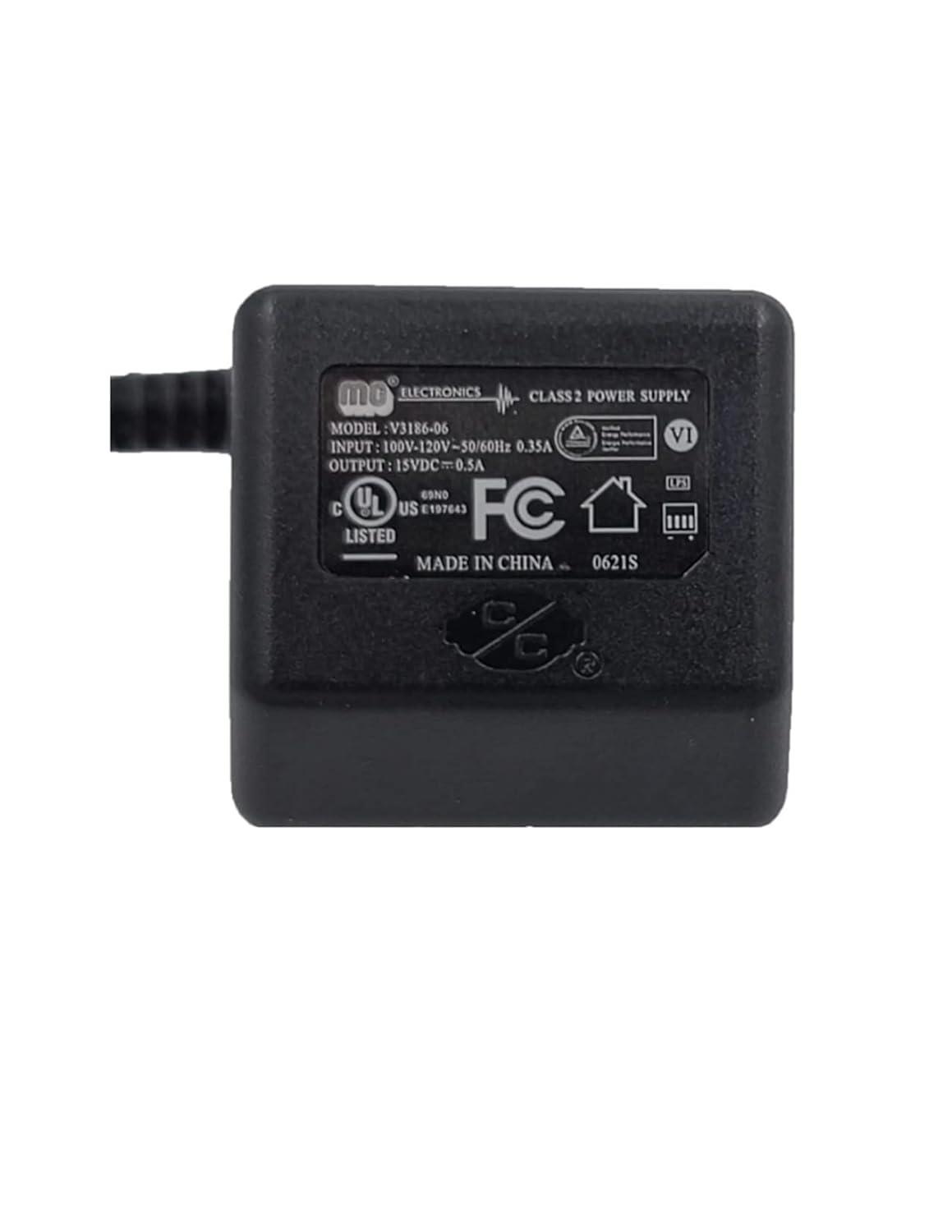 American Water Solutions Clack Part V3186-06 - Power Cord with 15V DC Transformer