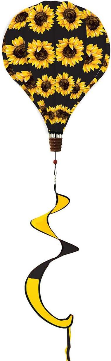 Briarwood Lane Everyday Sunflowers Hot Air Balloon Windsock Wind Twister 54x12