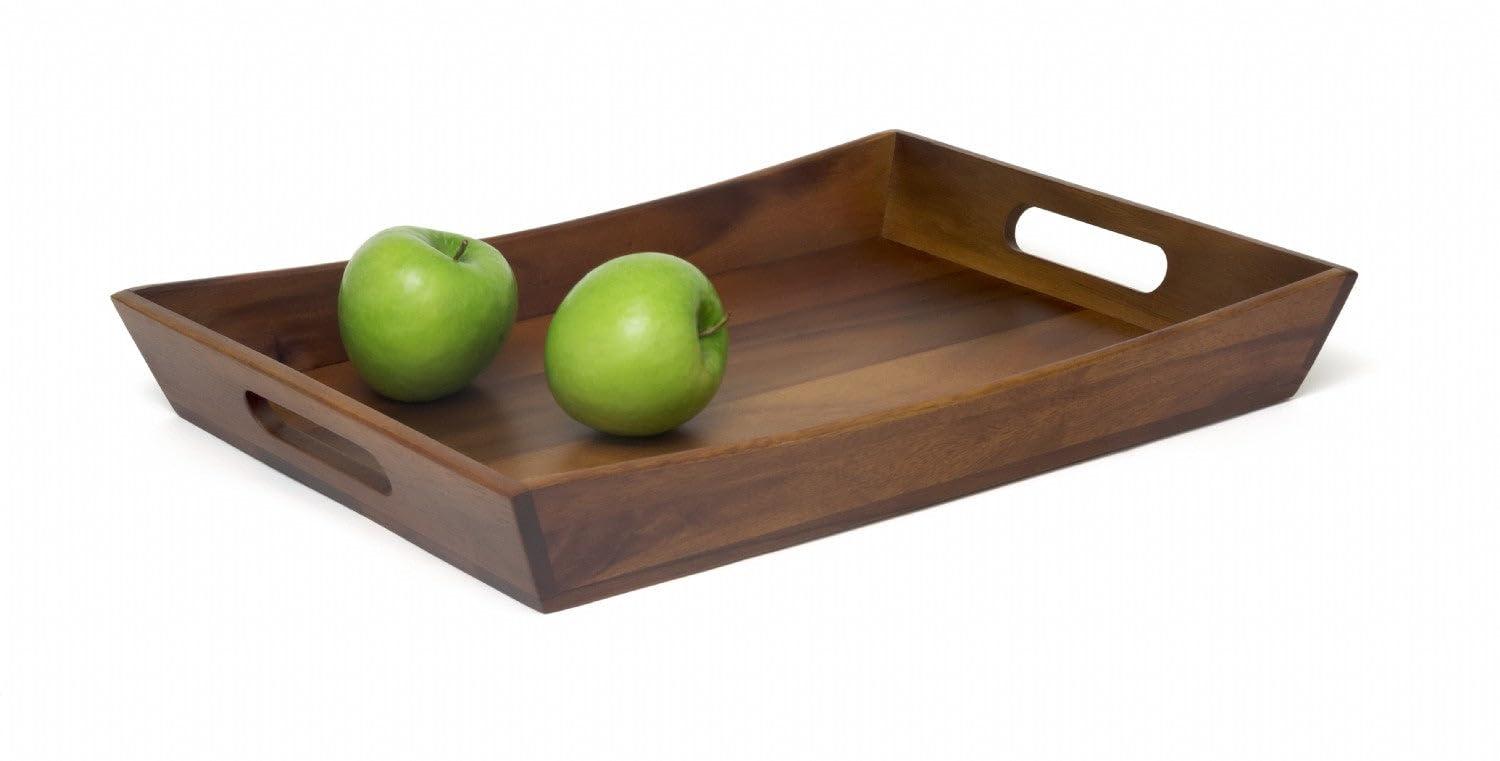 Lipper Acacia Curved Serving Tray