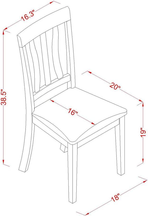 Cappuccino 6-Piece Rectangle Dining Set with Bench and Upholstered Chairs