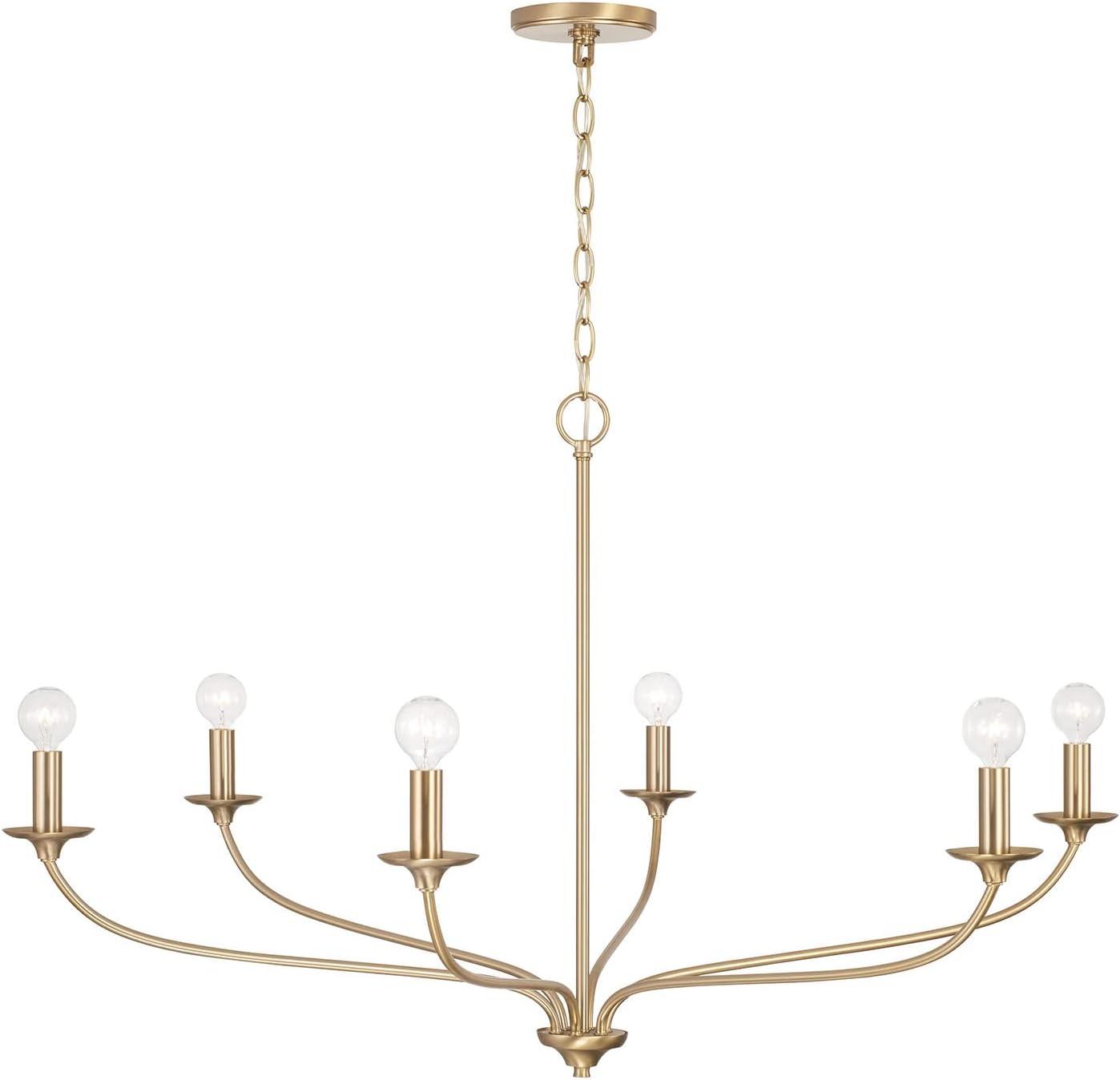 6 - Light Dimmable Classic / Traditional Chandelier