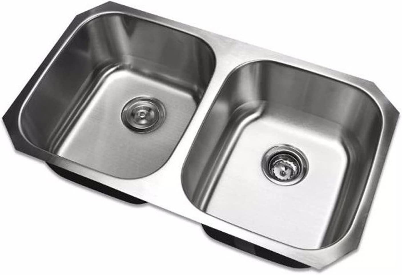 Specialty Series 29.125'' L Undermount Double Bowl Stainless Steel Kitchen Sink