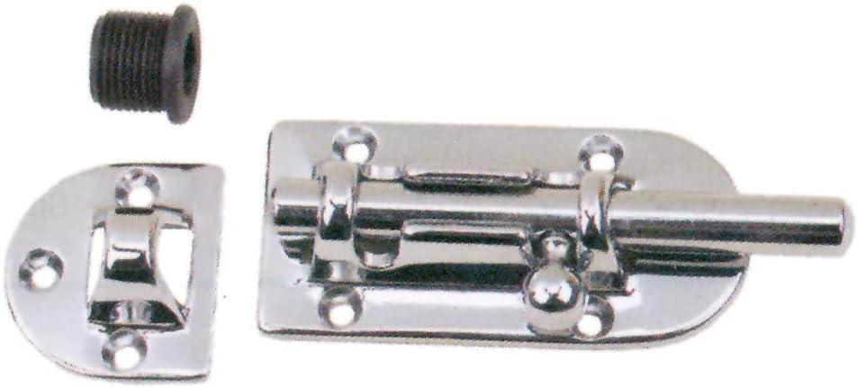 Chrome Plated Bronze 3" Barrel Bolt Latch