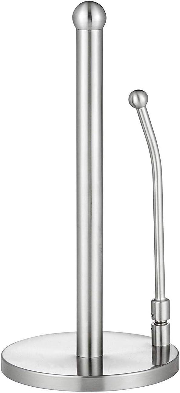 Alpine Stainless Steel Tension Arm Paper Towel Holder For Kitchen Countertop & Bathroom