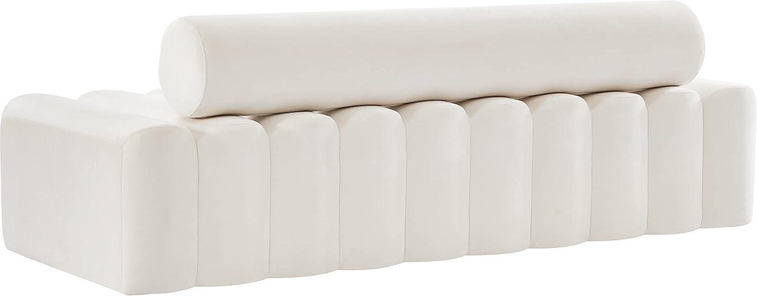 Meridian Furniture Melody Cream Velvet Sofa