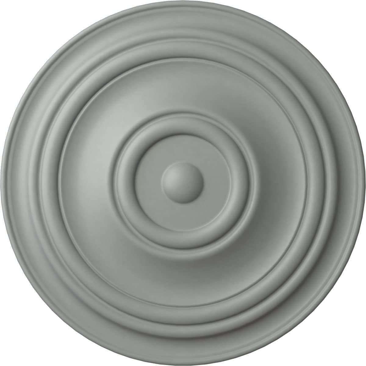 Primed White 31.5" Traditional Urethane Ceiling Medallion